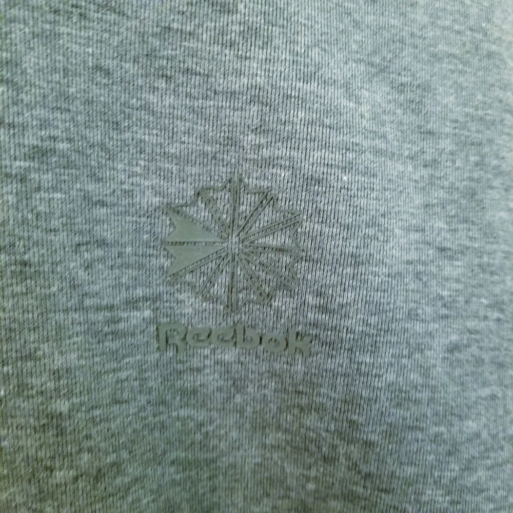Reebok | Long Grey Sweatshirt Sweater Work Out Gym Top Crew - Picture 4 of 8